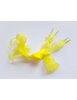 Veters organza lint geel 20mm - 120cm