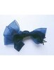 Veters organza lint donkerblauw 40mm - 120cm
