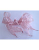 (uitverkocht) Veters organza lint oudroze met randje 40mm - 120cm
