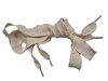 Veters lint zacht champagne ruit 25mm - 120cm