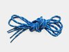 Veters blauw-wit rond 120cm
