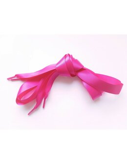 Veters satijn lint roze 15mm