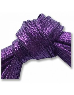 Veters glitter paars 10mm