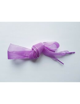 Veters organza lint lila 20mm - 120cm