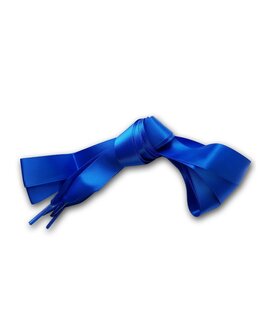 Veters satijn lint blauw 20mm - 120cm