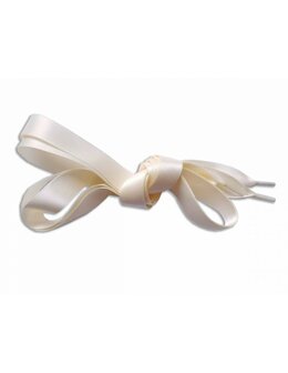 Veters satijn lint creme 15mm