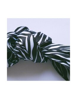Veters zebra zwart-wit 10mm - 75cm (laatste paren)
