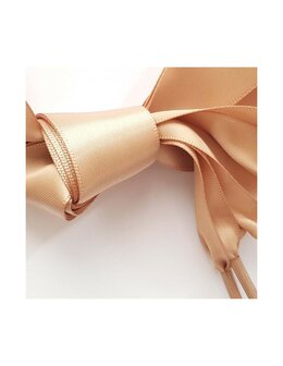 Veters satijn lint champagne 25mm