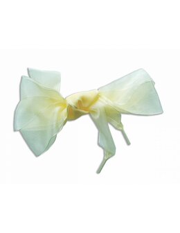 Veters organza lint creme 40mm - 120cm