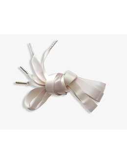 Veters satijn lint creme-lila 16mm - 120cm