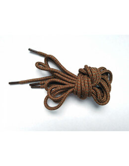 Veters bruin-caramel rond 150cm
