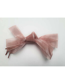 Veters organza lint bronze 25mm - 120cm