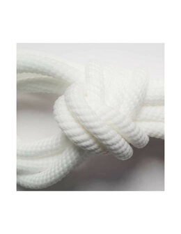 Veters wit dik rond 10mm - 120cm