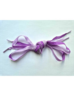 Veters fluweel lila 10mm - 100cm