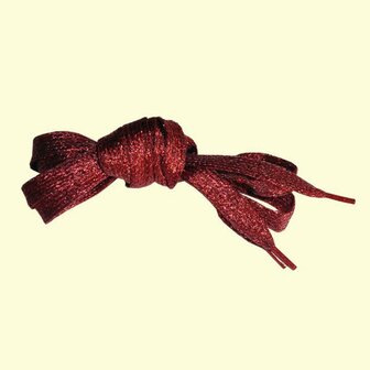 Veters glitter rood 10mm
