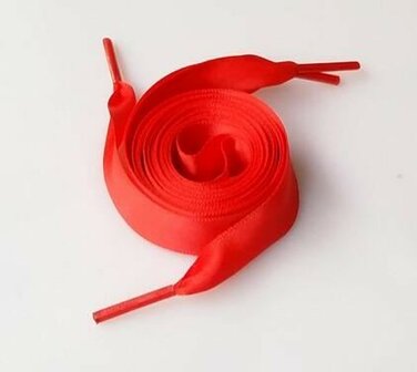 Veters satijn lint rood 20mm - 120cm