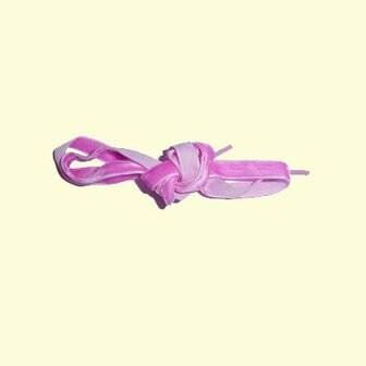Veters fluweel roze 10mm - 100cm