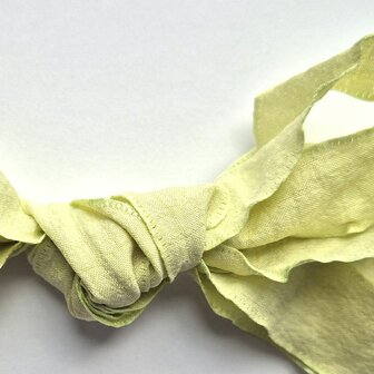 Veters lint zacht matcha ruit 25mm