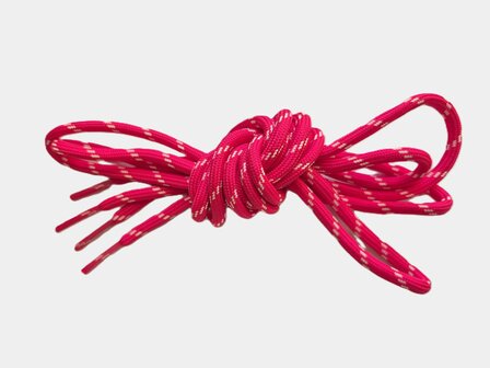 Veters felroze-wit rond 120cm