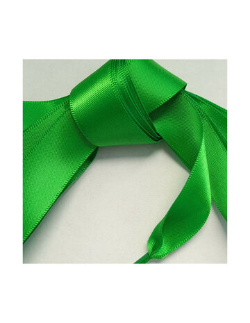 Veters satijn lint groen 20mm - 120cm