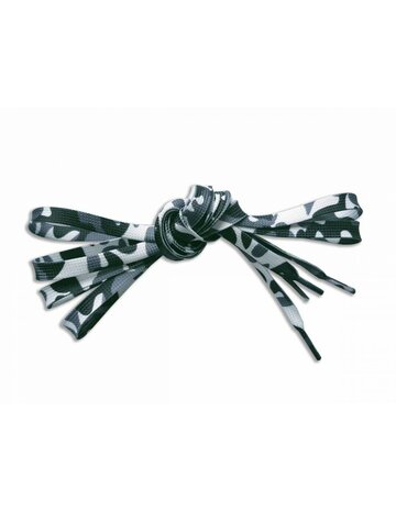 Veters camouflage zwart-wit 10mm