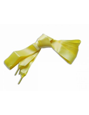 Veters satijn lint geel 20mm - 120cm