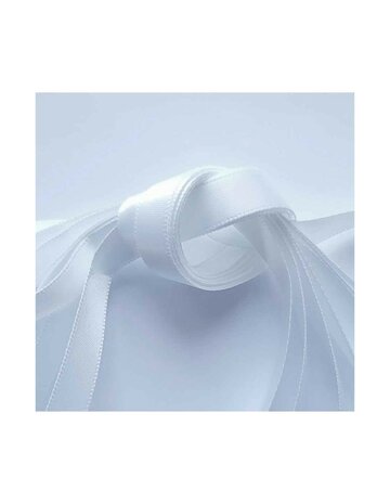 Veters satijn lint wit 10mm
