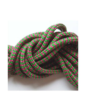 Veters groen-roze rond 150cm