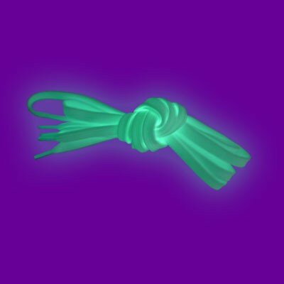 Veters glow in the dark 10mm - 120cm