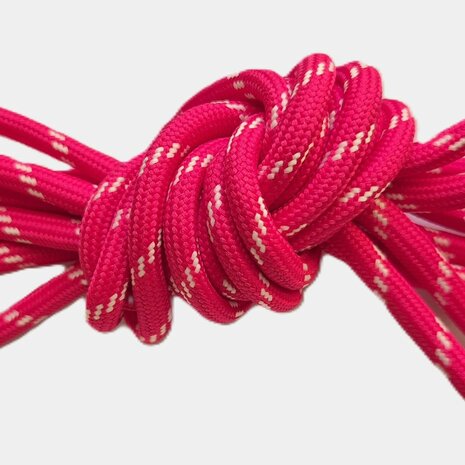 Veters felroze-wit rond 120cm